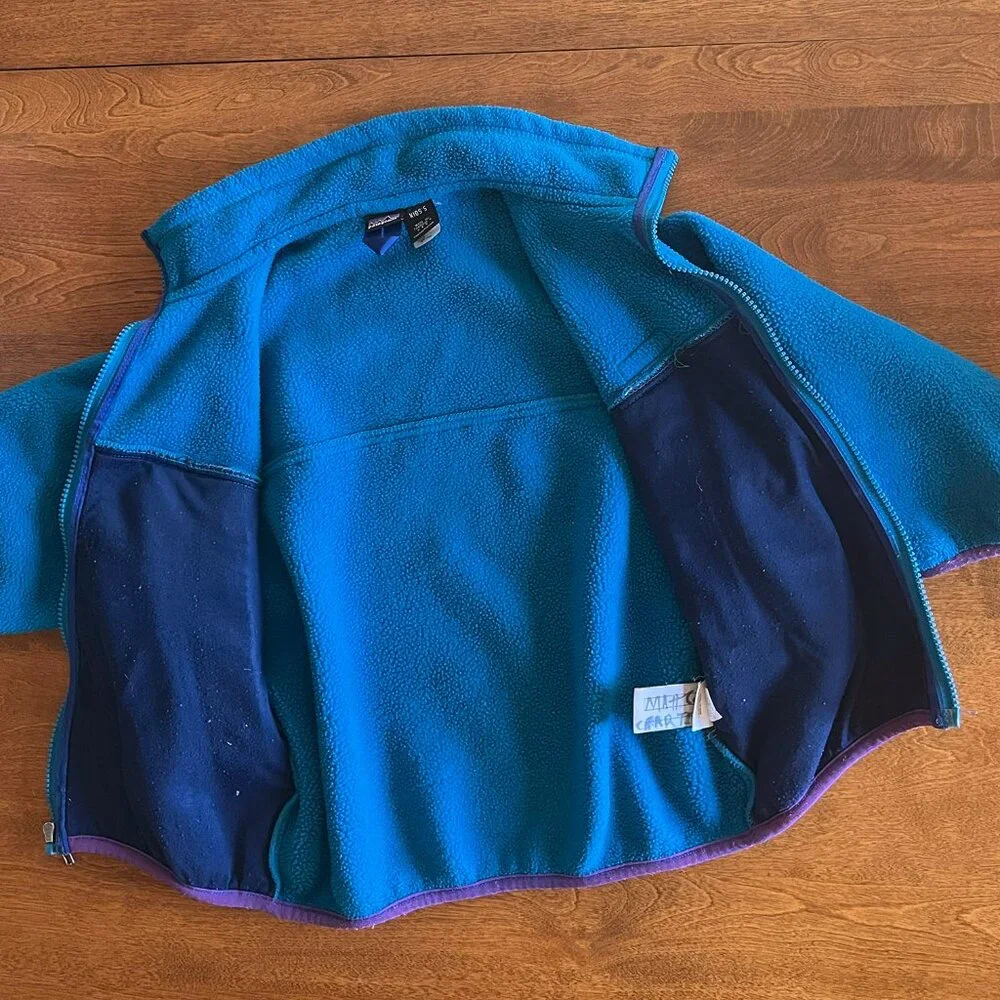 Patagonia vintage Made in the USA blue fleece 5